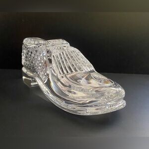Waterford Crystal Golf Shoe Penny Loafer paperweight/Ornament